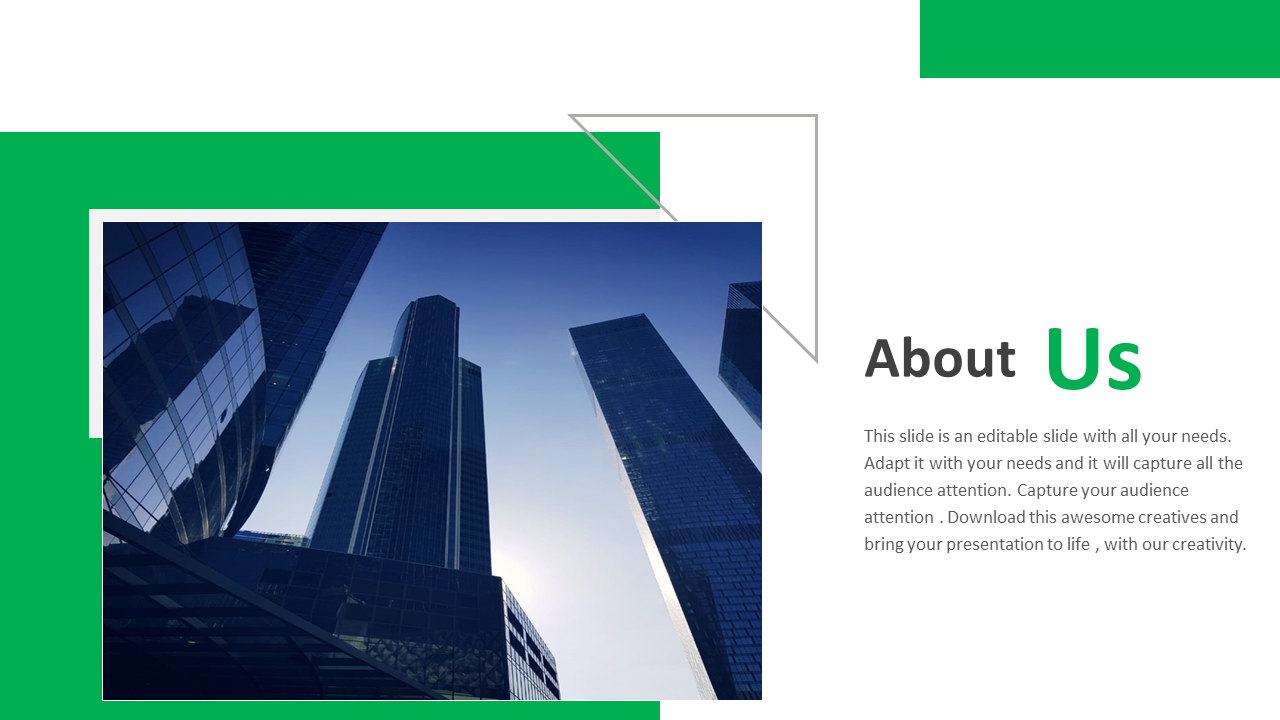 about us powerpoint template free slide